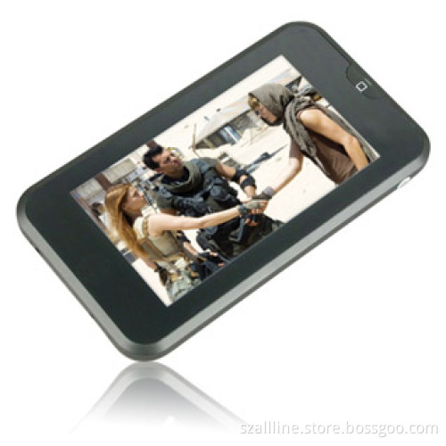 4.3-inch TFT touch screen display with TV-out PMP